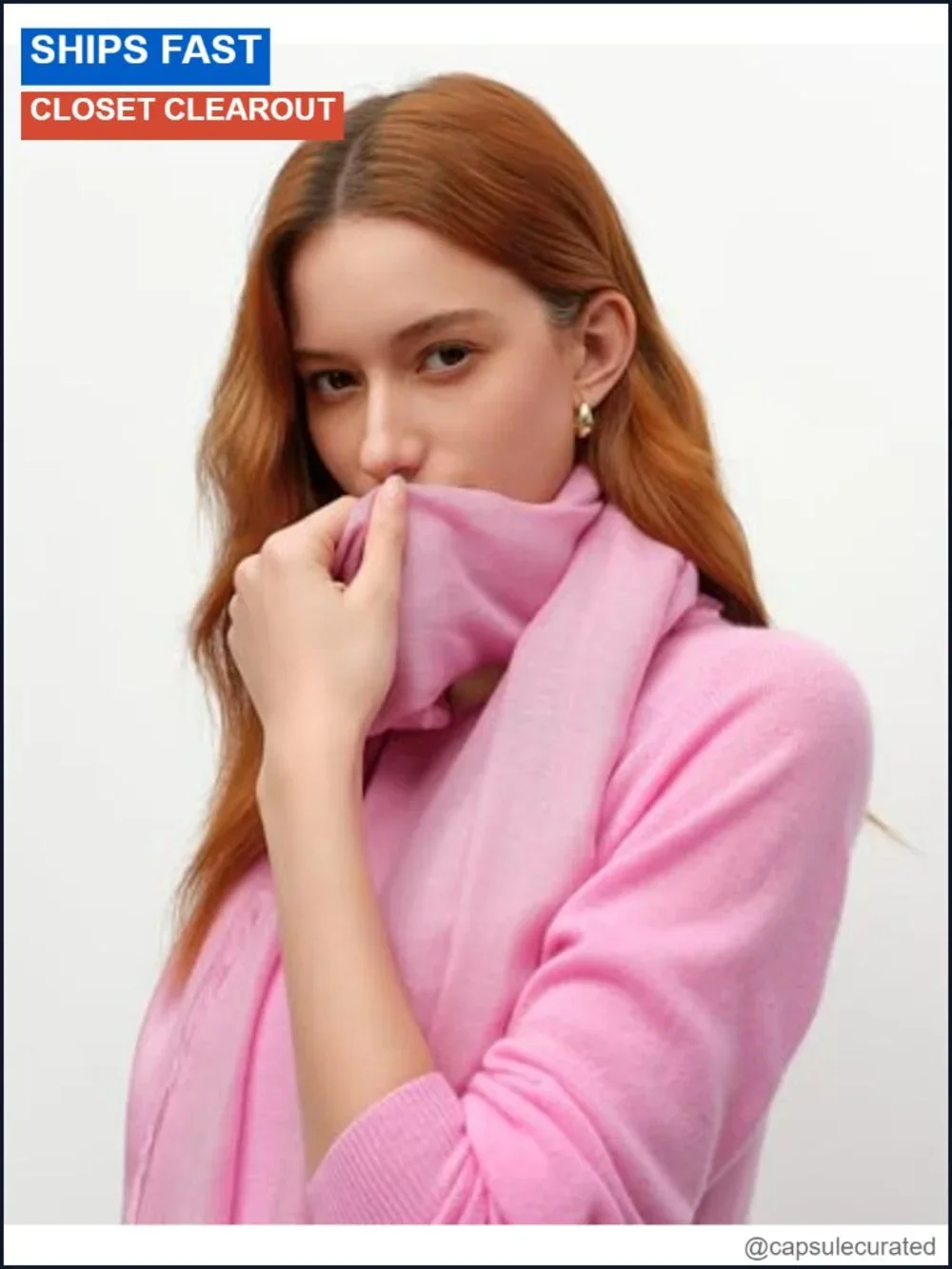 Luxury Cashmere Silk Blend Knit Shawl Wrap Lightweight Fine Knit Scarf